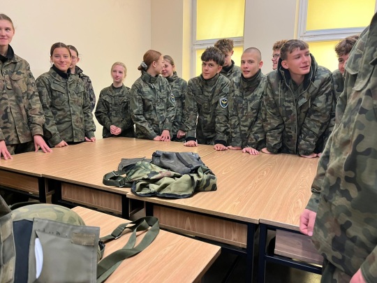 Zajęcia w 5 Pułku Chemicznym w Tarnowskich Górach